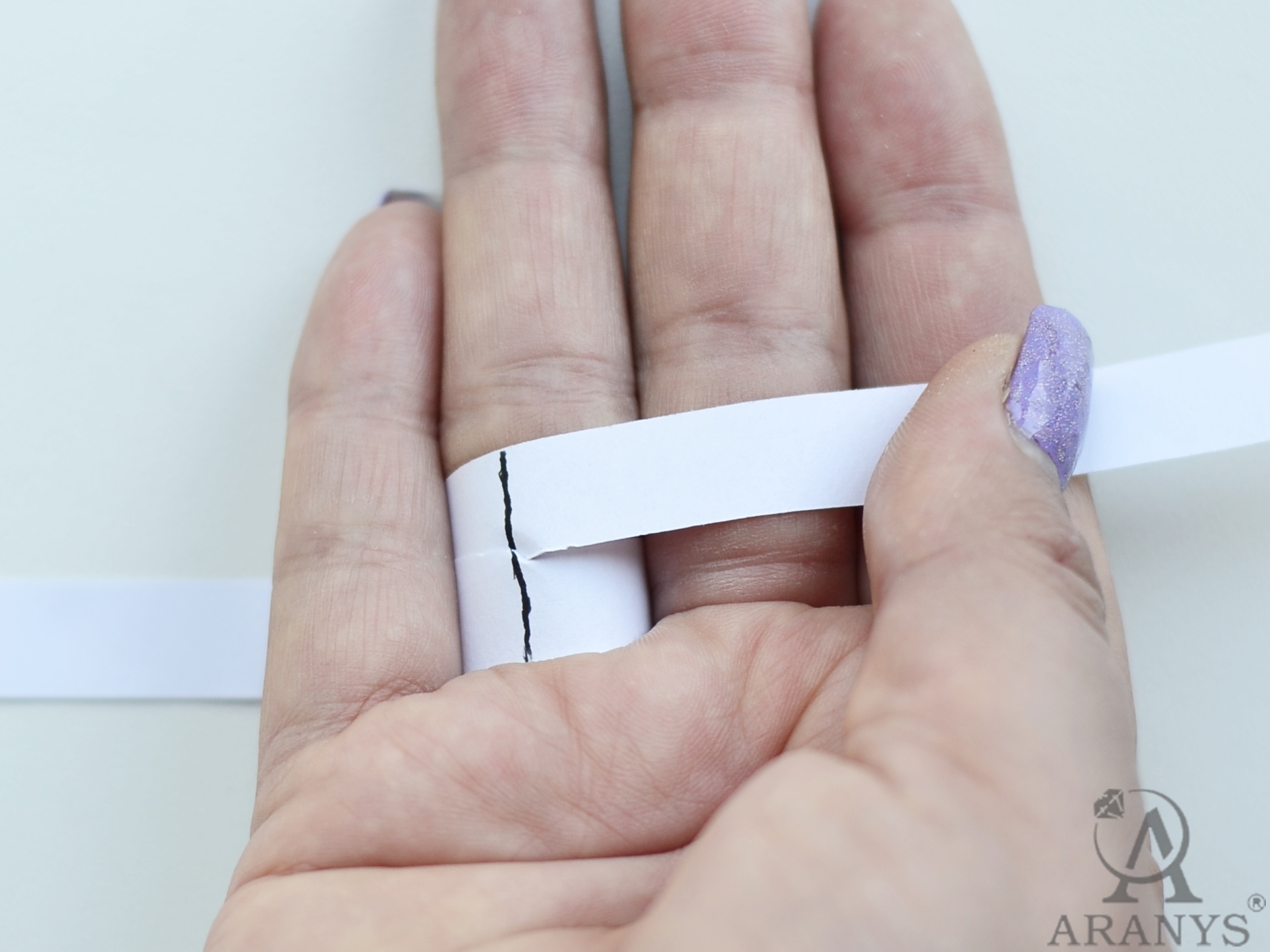 Měření velikosti prstenu